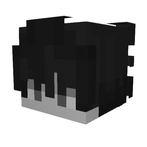 francofi Minecraft avatar head, 3D render