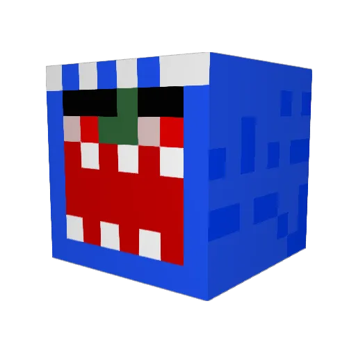 francoooooo5 Minecraft avatar head, 3D render