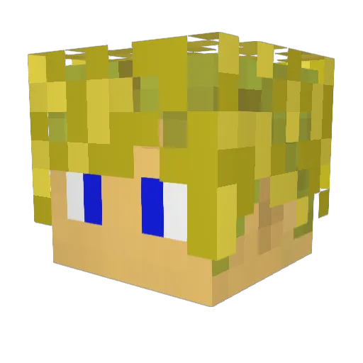 francosarra33 Minecraft avatar head, 3D render