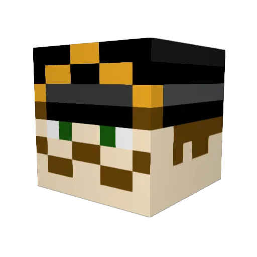 francothegreat1 Minecraft avatar head, 3D render
