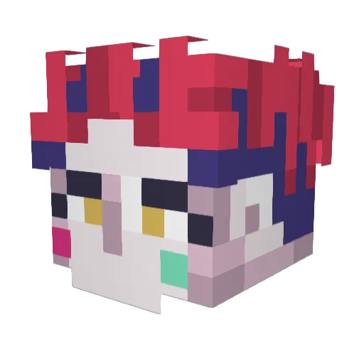 francy_anto Minecraft avatar head, 3D render