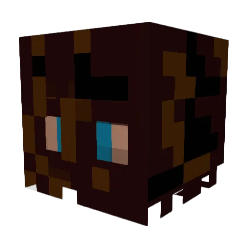 francybond Minecraft avatar head, 3D render