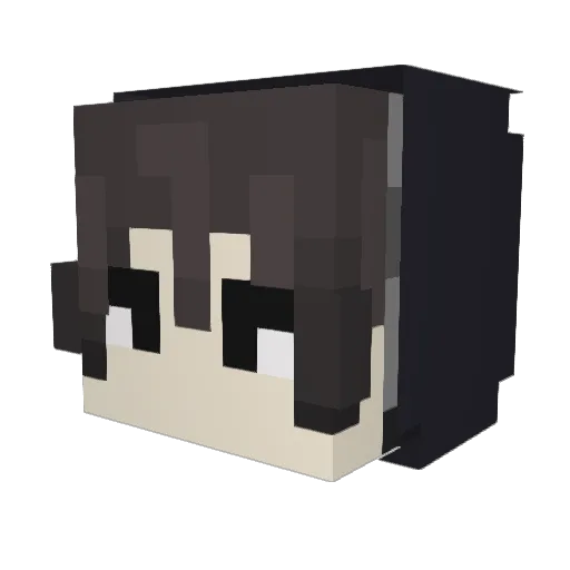 franek7 Minecraft avatar head, 3D render