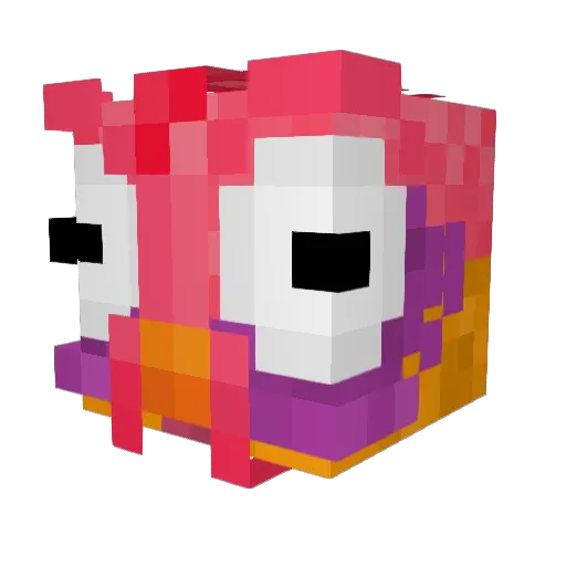 franfr123 Minecraft avatar head, 3D render