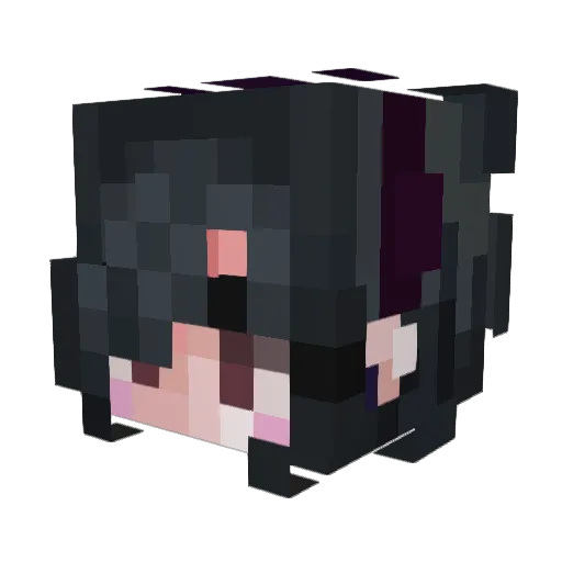 frangous Minecraft avatar head, 3D render