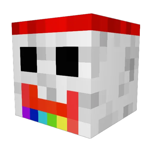 franhalhabla Minecraft avatar head, 3D render