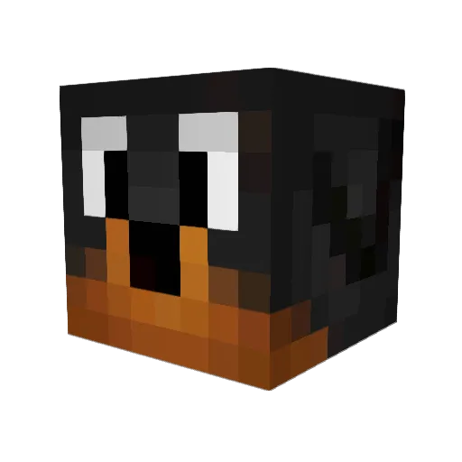 franiogor Minecraft avatar head, 3D render