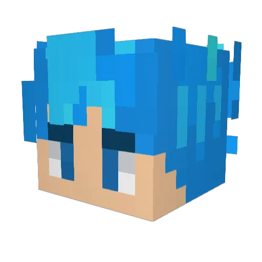 franiowoj6 Minecraft avatar head, 3D render