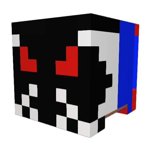 frank083 Minecraft avatar head, 3D render