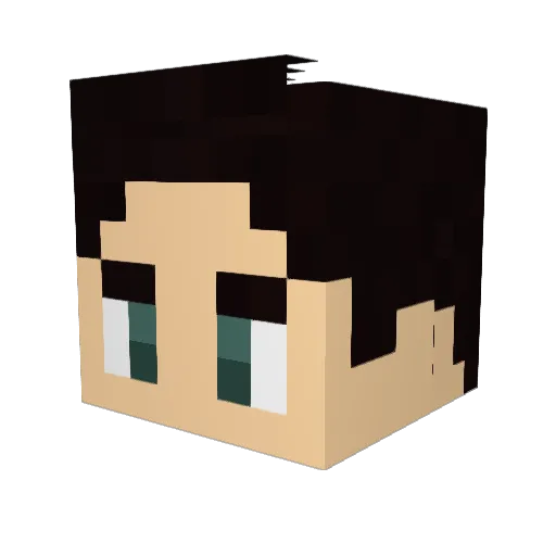 frank_mp4 Minecraft avatar head, 3D render