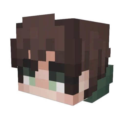 frankarol Minecraft avatar head, 3D render