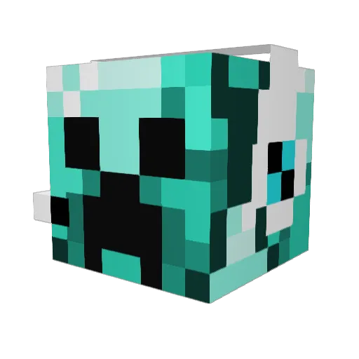 frankdaplatypus Minecraft avatar head, 3D render