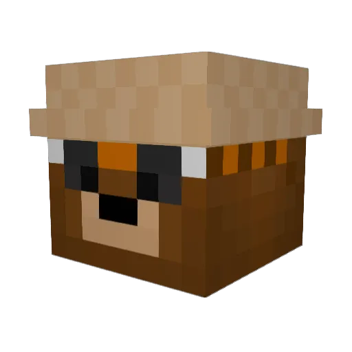 frankenberry16 Minecraft avatar head, 3D render