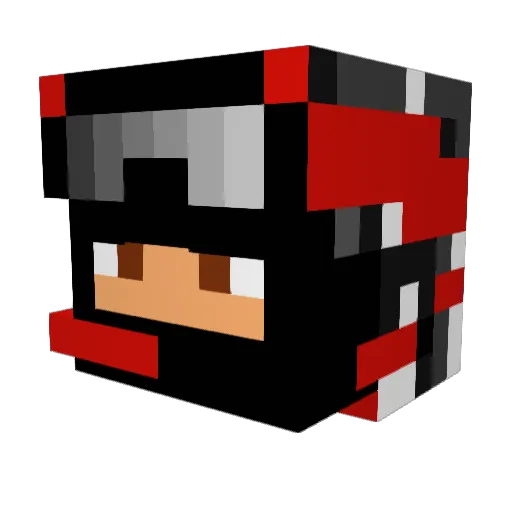frankieandrade Minecraft avatar head, 3D render