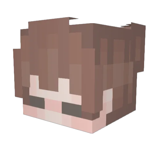 frankieeeeeeeee Minecraft avatar head, 3D render