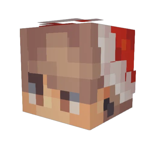 frankisfilthy Minecraft avatar head, 3D render