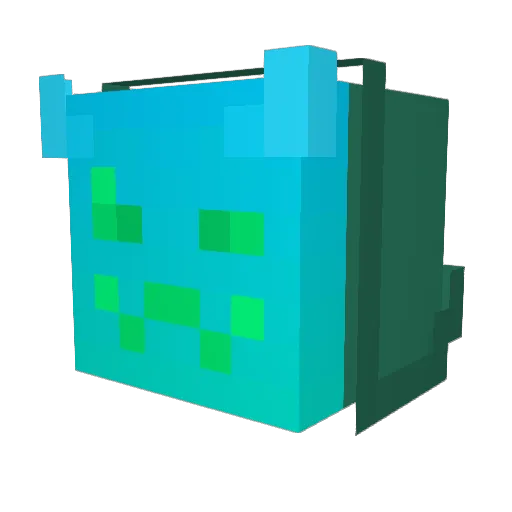 frankitob Minecraft avatar head, 3D render