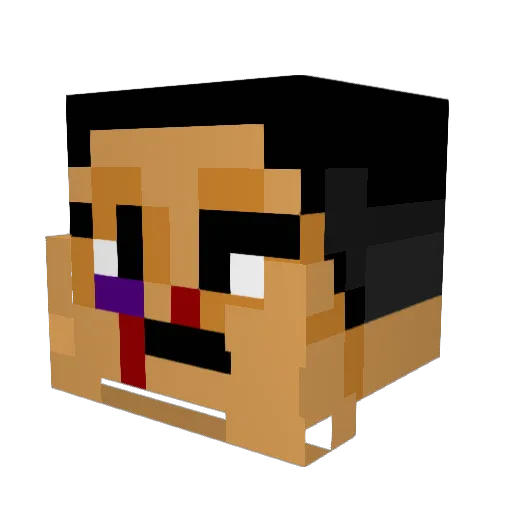 frankocean10 Minecraft avatar head, 3D render