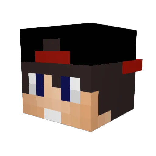 franky_100 Minecraft avatar head, 3D render