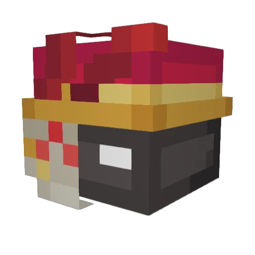 frankytube Minecraft avatar head, 3D render