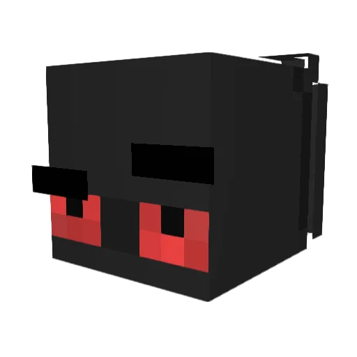 frannloo Minecraft avatar head, 3D render