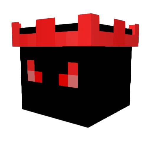franticdash Minecraft avatar head, 3D render