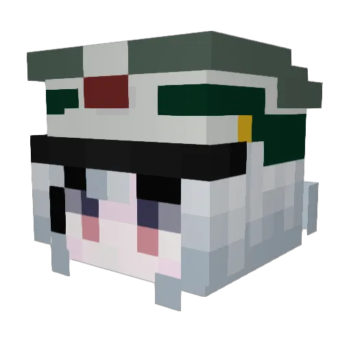 franz_qq Minecraft avatar head, 3D render