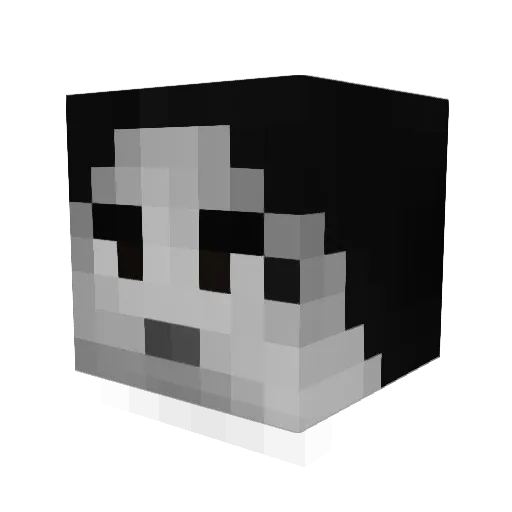 franzkawka Minecraft avatar head, 3D render