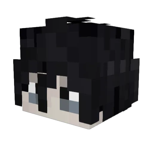 frap74 Minecraft avatar head, 3D render