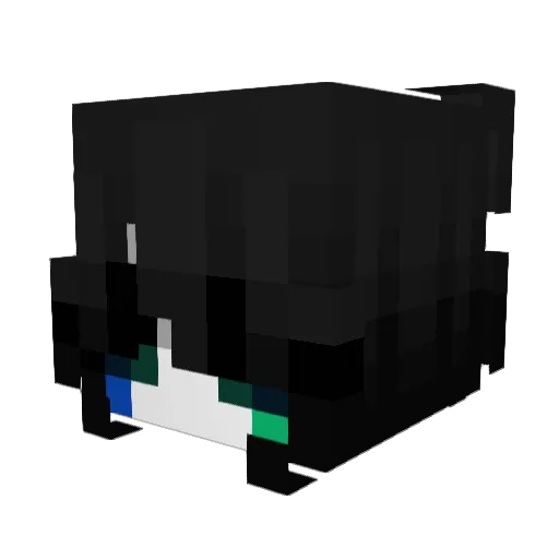 fratbrat Minecraft avatar head, 3D render