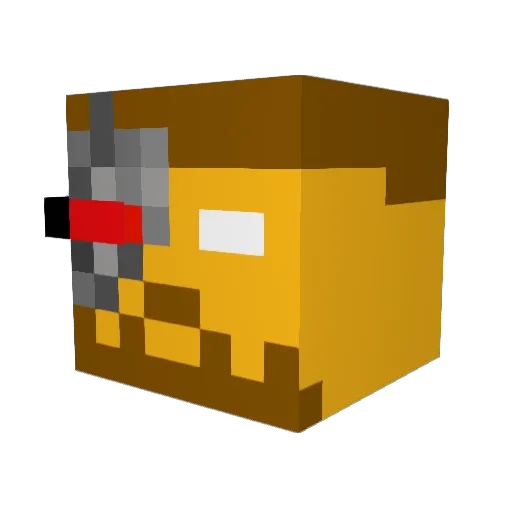 frazerd979 Minecraft avatar head, 3D render
