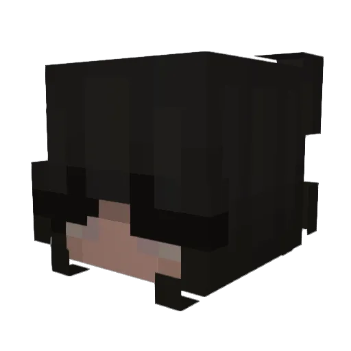 frcya Minecraft avatar head, 3D render