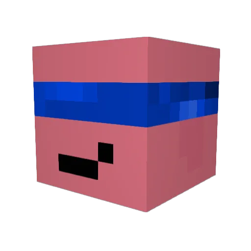frdl Minecraft avatar head, 3D render