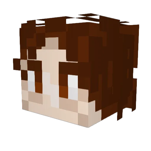 freak0854 Minecraft avatar head, 3D render