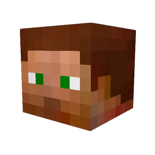 freak1985 Minecraft avatar head, 3D render