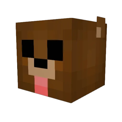 freak2008 Minecraft avatar head, 3D render