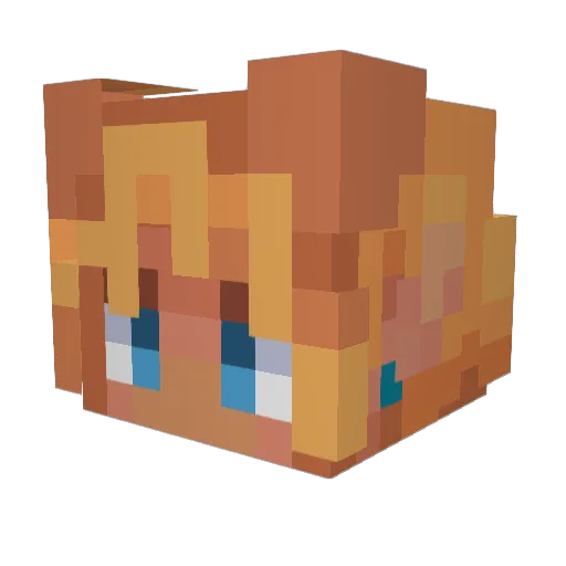 freakedpunk_ Minecraft avatar head, 3D render
