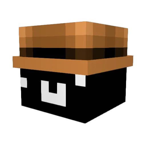 freakly_ Minecraft avatar head, 3D render