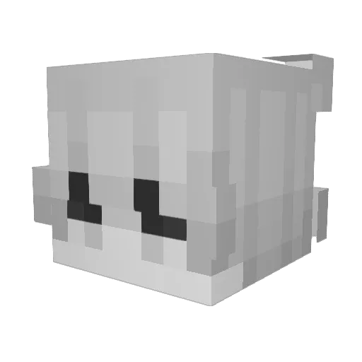 freakmagnet Minecraft avatar head, 3D render