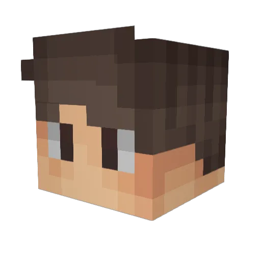 freakrolo2012 Minecraft avatar head, 3D render