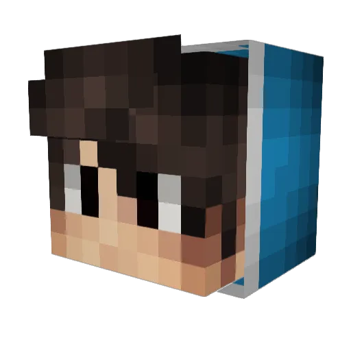 freaky200 Minecraft avatar head, 3D render