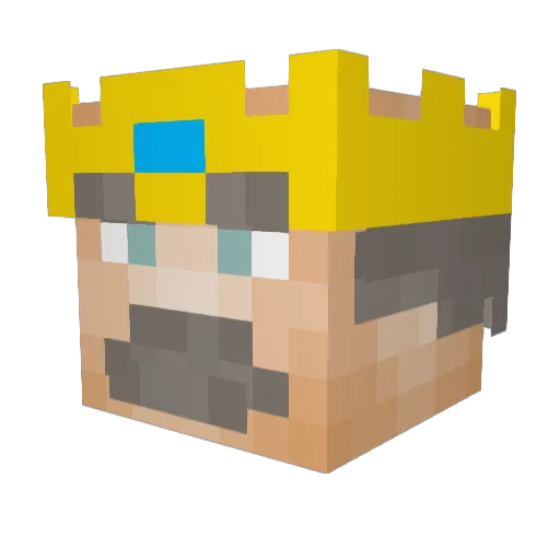 freakybenjny Minecraft avatar head, 3D render