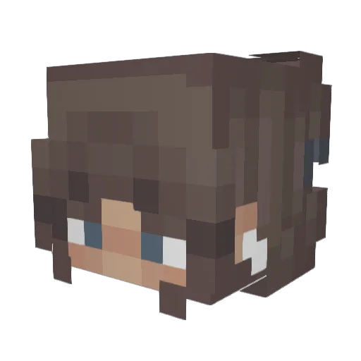 freakyjohnny Minecraft avatar head, 3D render