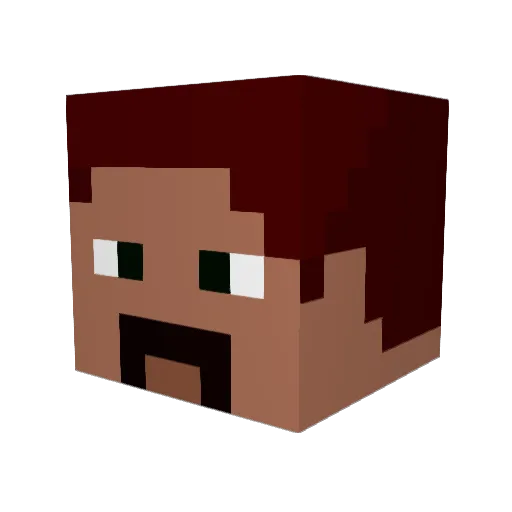 freakyskills Minecraft avatar head, 3D render