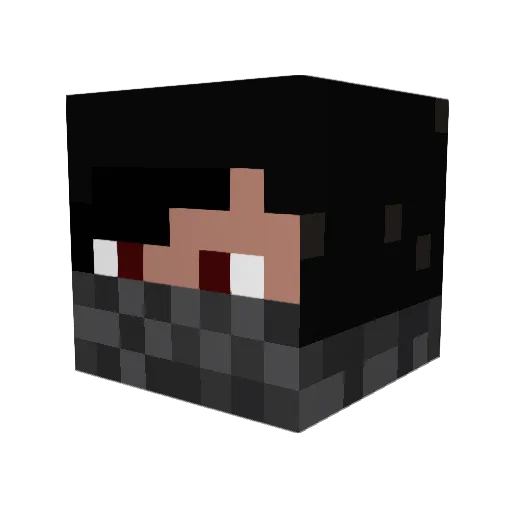 frecar333 Minecraft avatar head, 3D render