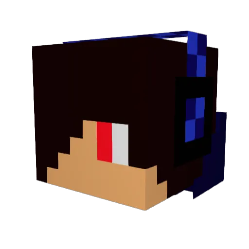 frecel13 Minecraft avatar head, 3D render