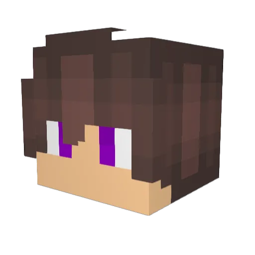 frechette15 Minecraft avatar head, 3D render