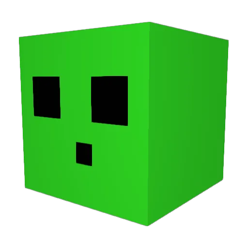 freckerter Minecraft avatar head, 3D render