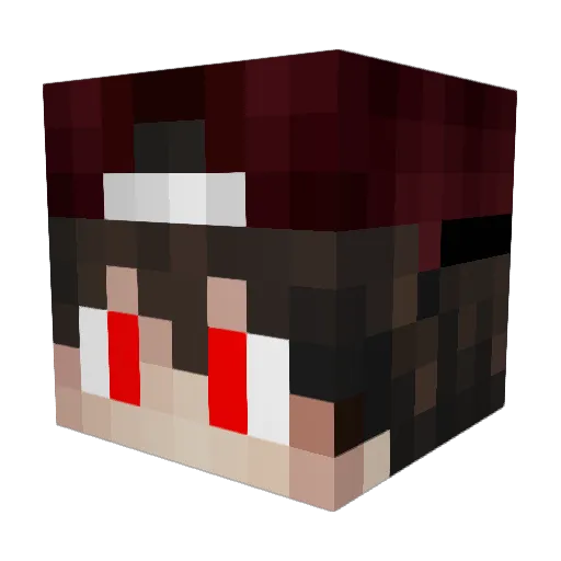 fred0043 Minecraft avatar head, 3D render