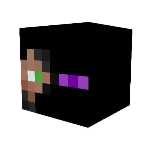 fred2derf Minecraft avatar head, 3D render